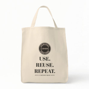 Add Business Logo Slogan and Company Name Custom Tote Bag