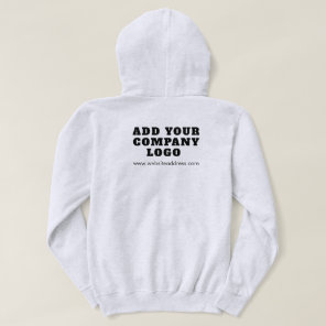 Add Business Logo Trade Show Employees Matching Hoodie