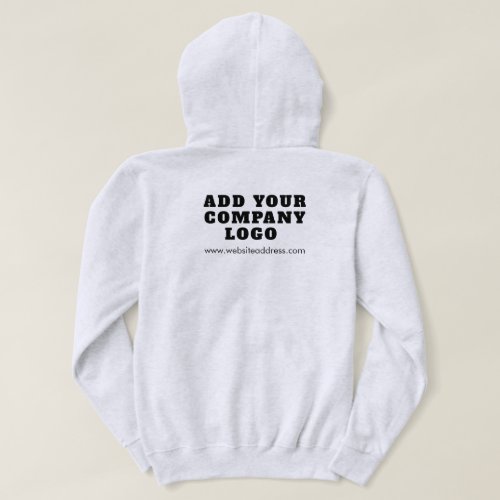 Add Business Logo Trade Show Employees Matching Hoodie