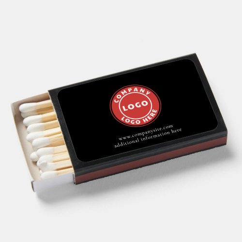 Add Business Logo Website Corporate Promotional Matchboxes