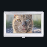 Add Cat Photo Customize Business Card Case<br><div class="desc">Add Cat Photo Customize,  Add Cat Photo,  Cat,  Cats,  Photo,  Customize,  generativecontent,  Personalize,  pet,  kitten</div>