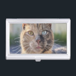 Add Cat Photo Customize Business Card Case<br><div class="desc">Add Cat Photo Customize,  Add Cat Photo,  Cat,  Cats,  Photo,  Customize,  generativecontent,  Personalize,  pet,  kitten</div>