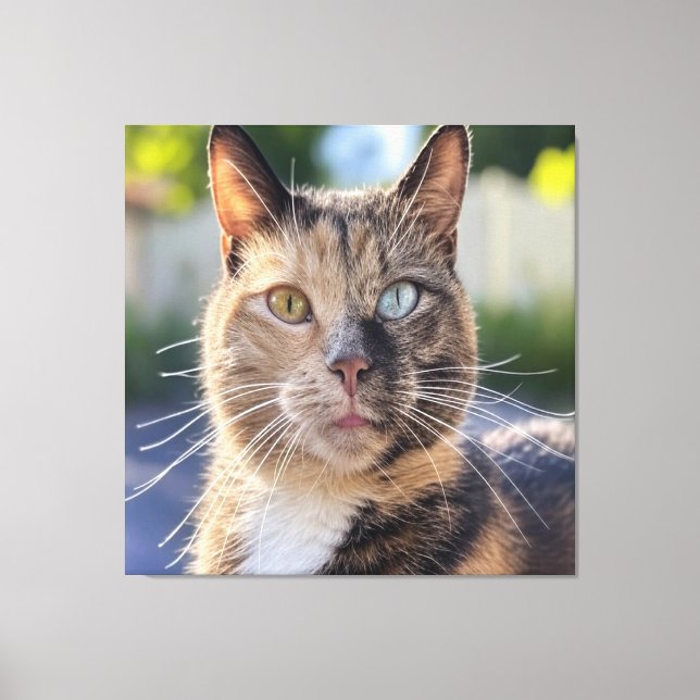 Add Cat Photo Customize Canvas Print (Front)