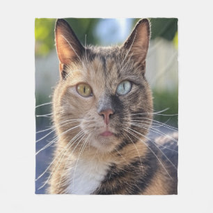 Add Cat Photo Customize Fleece Blanket