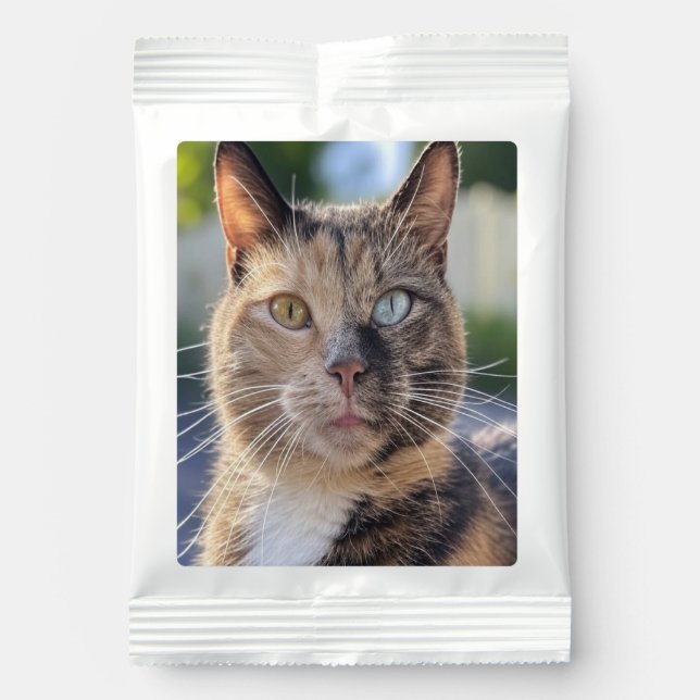Add Cat Photo Customize Hot Chocolate Drink Mix (Front)