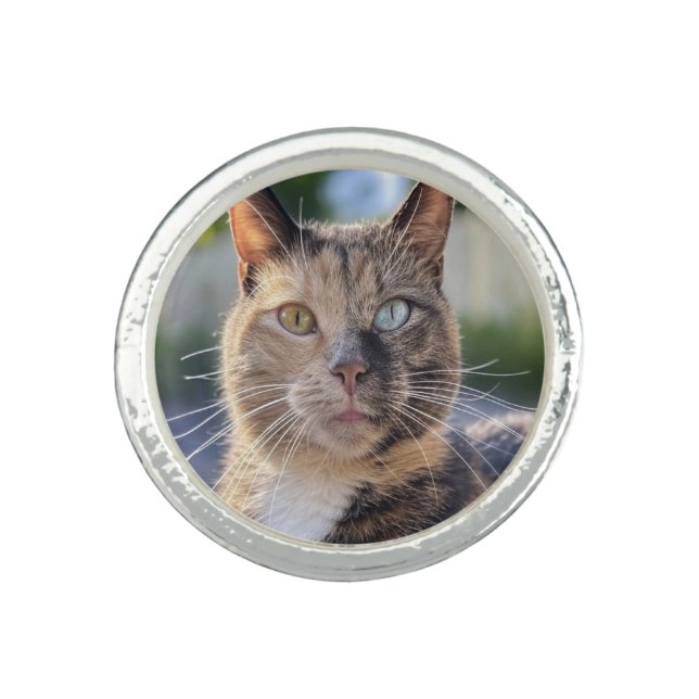Add Cat Photo Customize Ring (Front)