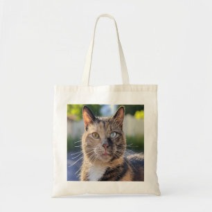 Add Cat Photo Customize Tote Bag