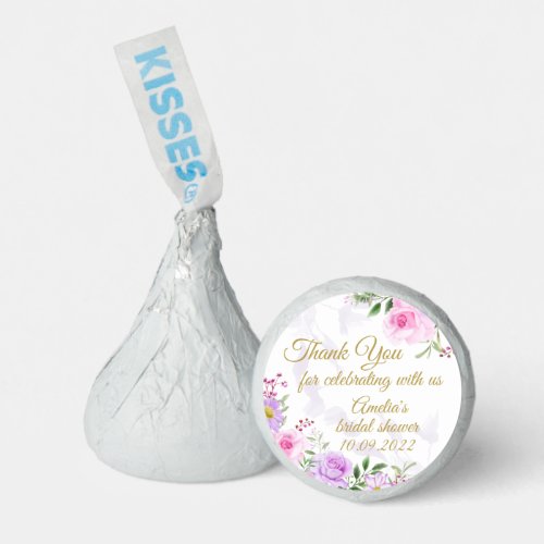 Add Celebrate Thank you for celebrating with us Hersheys Kisses