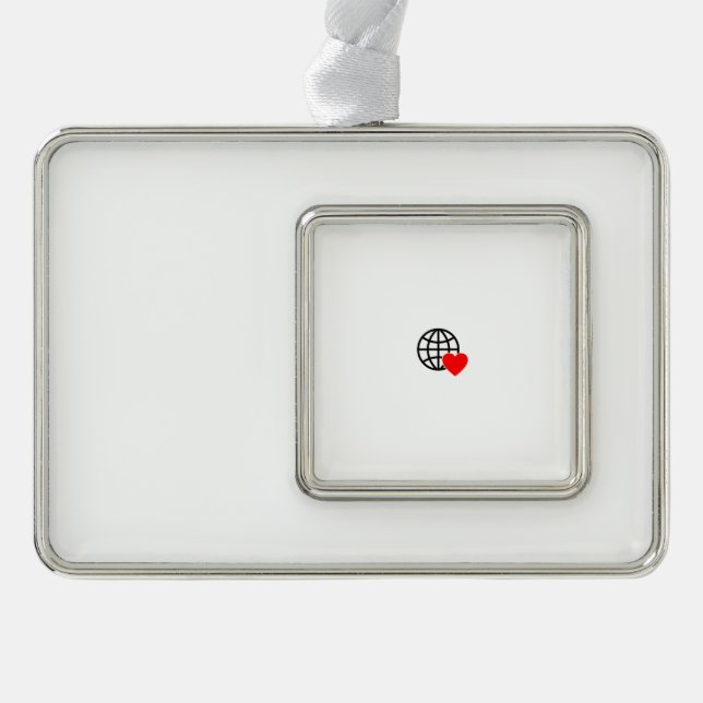 Add Charm to Your Christmas Tree Christmas Ornament (Front)