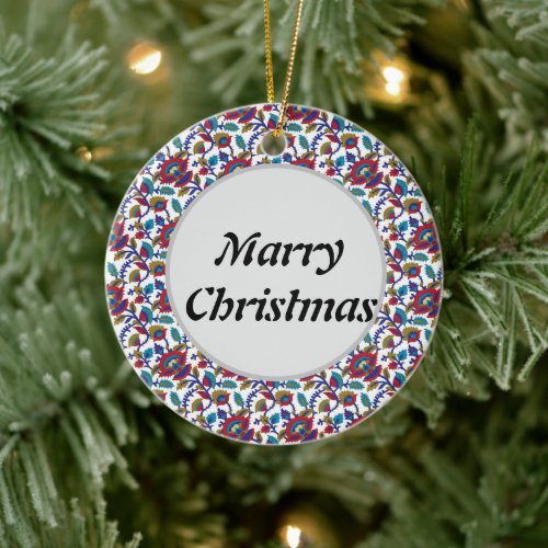 Add Charm to Your Tree with Cheerful Keepsake Ceramic Ornament