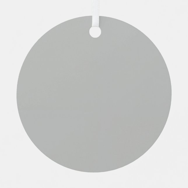 Add Charm to Your Tree with Cheerful Keepsake Metal Ornament (Front)