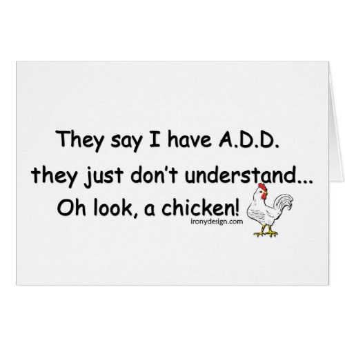 ADD Chicken Humor
