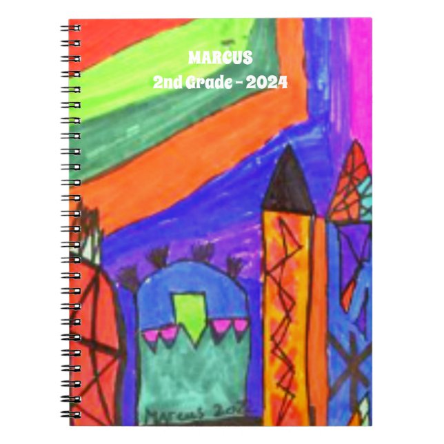 Add Childs Artwork Notebook (Front)