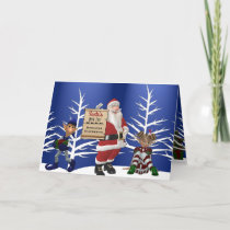 Official Santa w/Name & Location Wrapping Paper