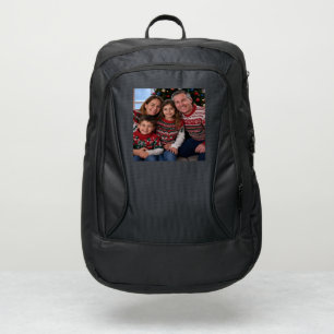 Add Christmas Family Photo Customize Port Authority® Backpack