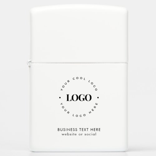 Add Company Custom Business Logo Text Promotional  Zippo Lighter