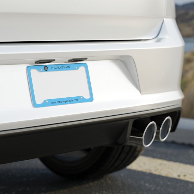 Add Company Logo and Business Name Employee License Plate Frame (Creator Uploaded)