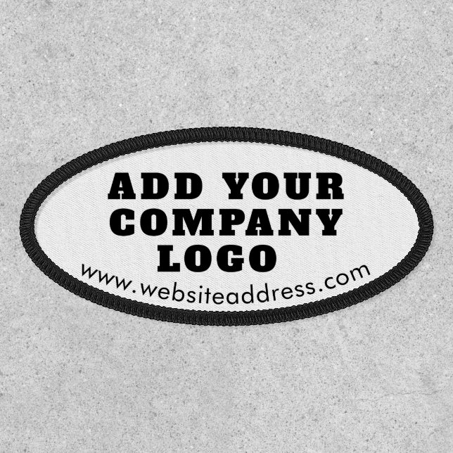 Add Company Logo and Website Employees Custom Patch (Front)