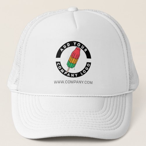 Add Company Logo Business Brand Employee Swag Trucker Hat