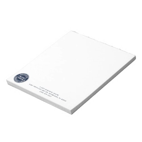 Add Company Logo Business Employees Promotional Notepad