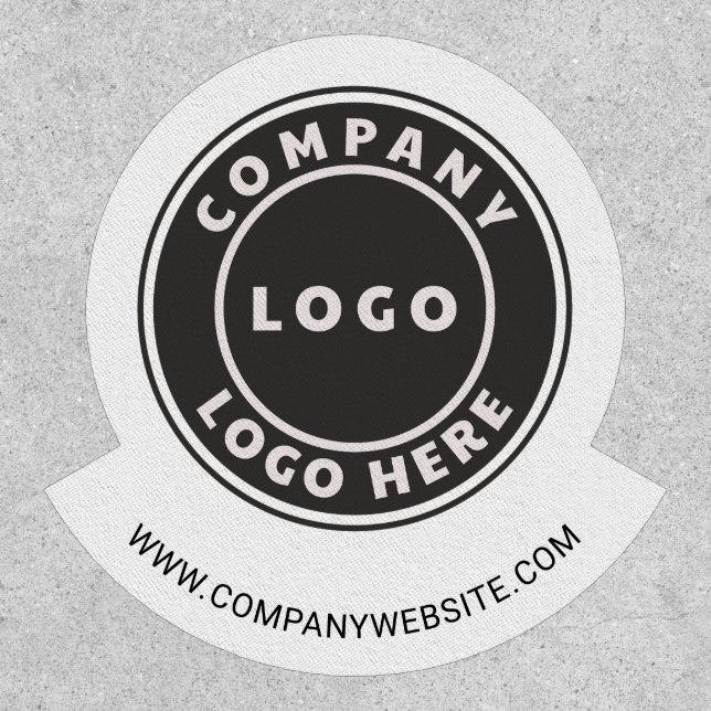 Add Company Logo Business Promotional Modern Patch (Front)