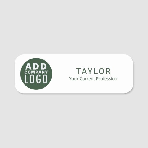 Add Company Logo Business Staff Employee Name Tag
