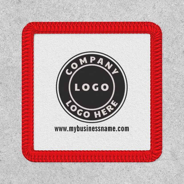 Add Company Logo Business Website Employee Swag Patch (Front)