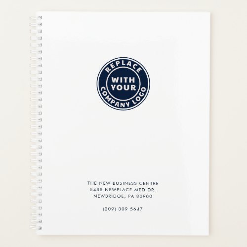 Add Company Logo DIY Business Branded Custom Planner