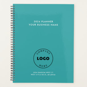 Add Company Logo Elegant Corporate Employees 2025 Planner