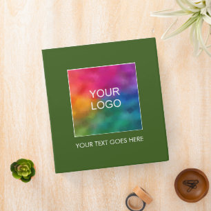 Add Company Logo Here Custom Promotional 3 Ring Binder