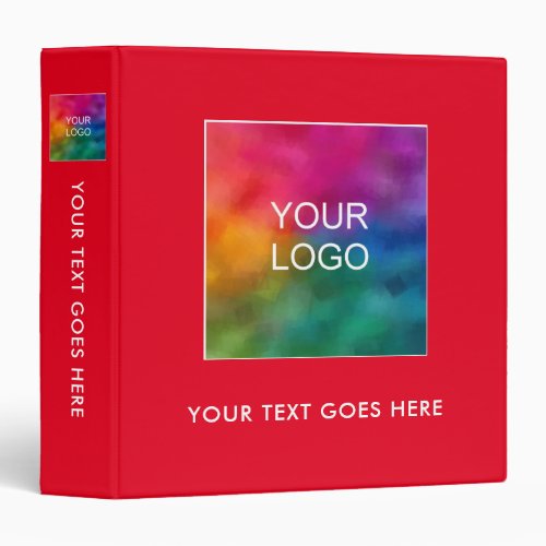 Add Company Logo Text Here Template Elegant 3 Ring Binder