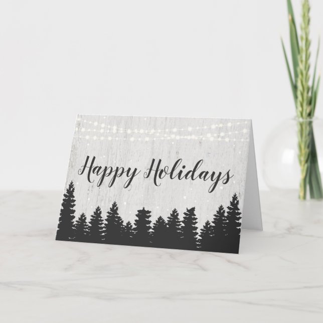 Add Company Logo to Business Christmas / Holiday Card (Front)