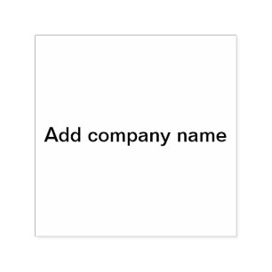 Add company name here title business  self-inking stamp