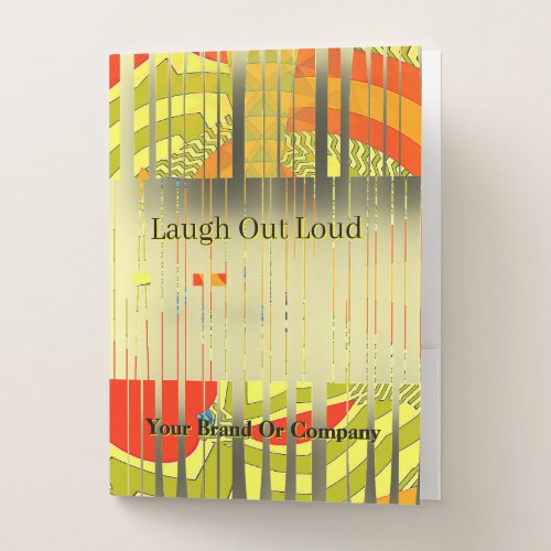 Add Company Name Laugh Out Loud Pocket Folder