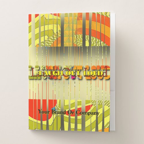 Add Company Name Laugh Out Loud Pocket Folder