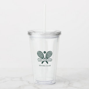 Add Country Club Name Tennis Team Any Color Acrylic Tumbler