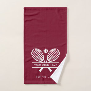 Add Country Club Name Tennis Team Custom Hand Towel