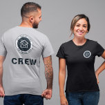 Add Custom Business Logo Company Employee T-Shirt<br><div class="desc">Add your own business logo to this t shirt template to promote and bring awareness to your existing brand or new business. 

Personalize further by adding text,  resize the image and change background to a color of choice by clicking on the "Personalize" button above</div>