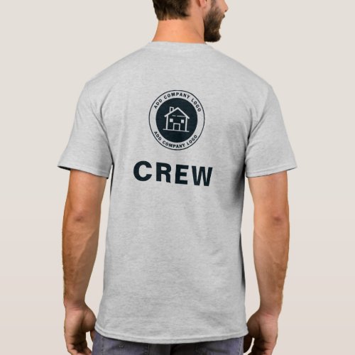 Add Custom Business Logo Company Employee T_Shirt