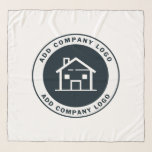 Add Custom Business Logo Real Estate Agent Company Scarf<br><div class="desc">Add your own business logo to this scarf whether it is an image, word mark, or photo easily to this customizable template to promote and bring awareness to your existing brand and business. You can add your company website address or slogan or delete the placeholder text by clicking the "Personalize"...</div>