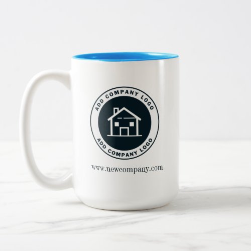 Add Custom Business Logo Two_Tone Coffee Mug