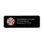 Add Custom Fire Department Logo Return Address Label