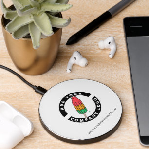 Add Custom Logo Business Brand Corporate Lounge Wireless Charger