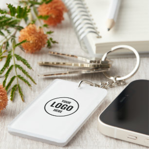 Add Custom Logo Business Brand Employee Swag Keych Keychain