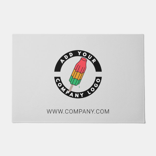 Add Custom Logo Business Brand Swag Doormat (Front)