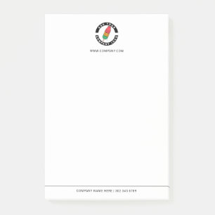 Add Custom Logo Business Manager Employee Post-it Notes