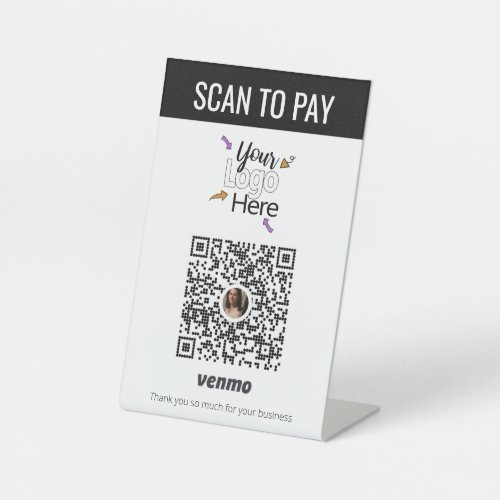 Add Custom Logo to Venmo Small Business Pedestal Sign