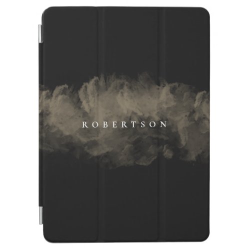 Add Custom Name Luxurious Cloudy Vintage Gold iPad Air Cover