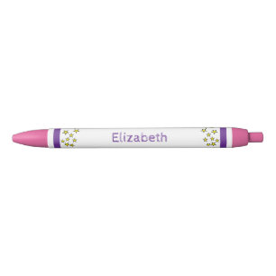 Add custom name stars yellow purple pen