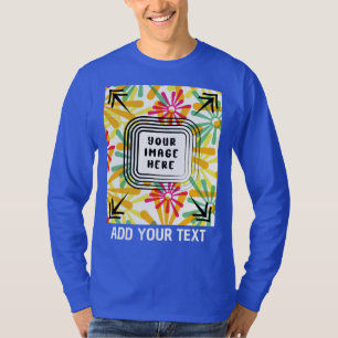 Add Custom Photo and Text Customizable T-Shirt
